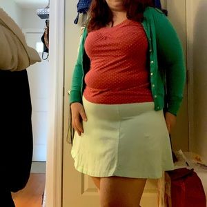 Charolette Russe Mint Green Skater Skirt size L